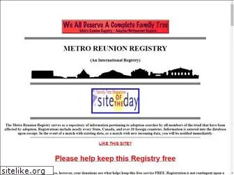 metroreunionregistry.org