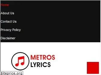 metroslyrics.com