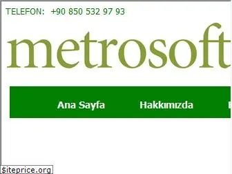 metrosoft.com.tr