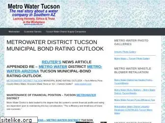 metrowatertucson.com