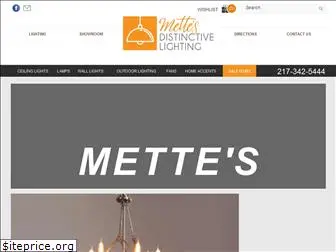 mettesdistinctivelighting.com