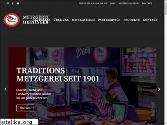 metzgerei-heininger.de