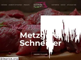 metzgerei-schneider.com