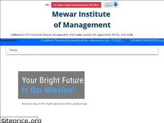 mewarinstituteofmanagement.com