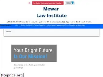 mewarlawinstitute.com
