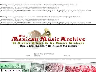 mexicanmusicarchive.org