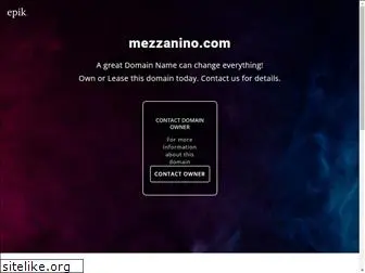 mezzanino.com