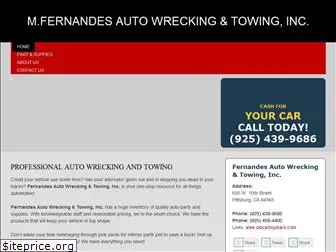 mfernandesautodismantlers.com