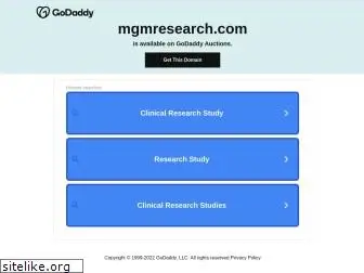 mgmresearch.com