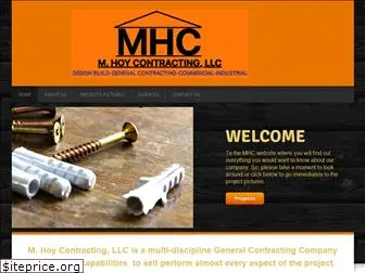 mhoycontracting.com