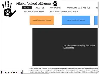 miamianimalalliance.com