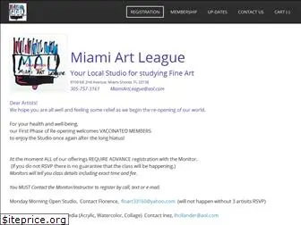 miamiartleague.com