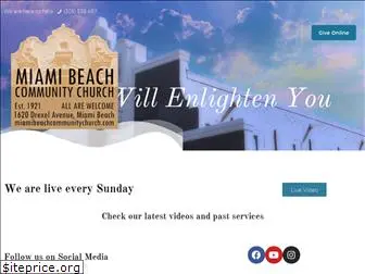 miamibeachcommunitychurch.com