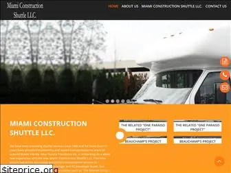 miamiconstructionshuttle.com