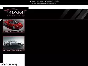 miamiexoticcarrental.com