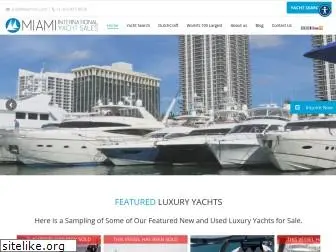 miamiinternationalyachtsales.com