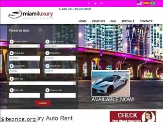 miamiluxuryautorent.com