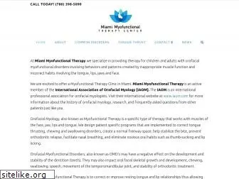 miamimyofunctionaltherapist.com