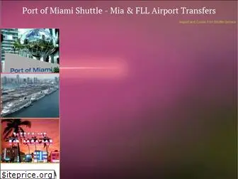 miamiportshuttle.net