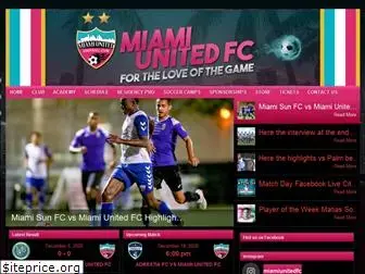 miamiunitedsoccer.com