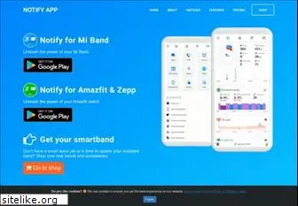 mibandnotify.com