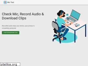 mic-test.com