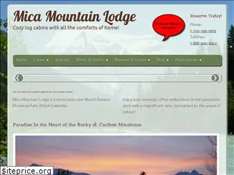 micamountainlodge.bc.ca