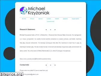 michaelkrzyzaniak.com