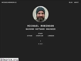 michaelrobinson.io