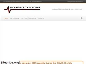 michigancriticalpower.com