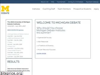 michigandebate.com