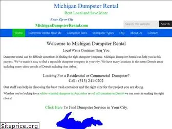 michigandumpsterrental.com