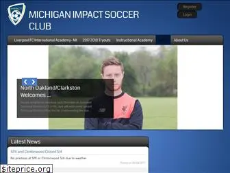 michiganimpactsoccer.com