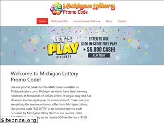 michiganlotterypromocode.com