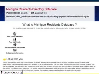 michiganresidentdatabase.com