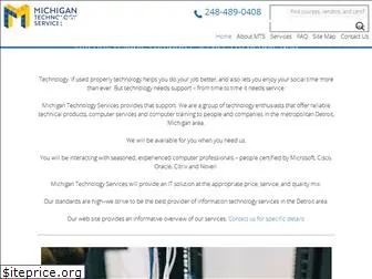 michigantechnologyservices.com