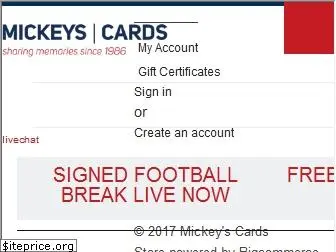 mickeyscards.com