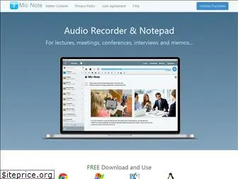 micnote.audio