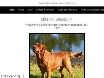 miconslabradors.com