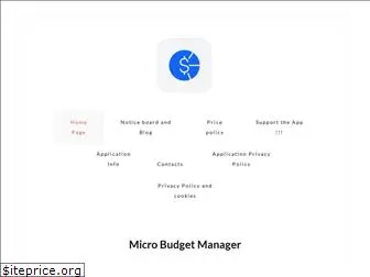 microbudgetmanagerapp.com