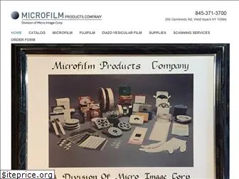 microfilmproducts.com