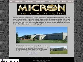 micronmetalworks.com