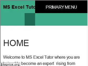 microsoftexceltutor.wordpress.com