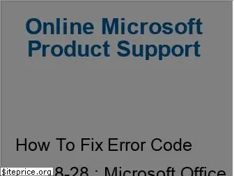 microsoftproductsupport.com