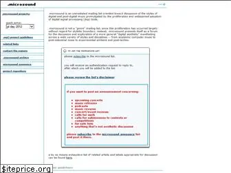 microsound.org