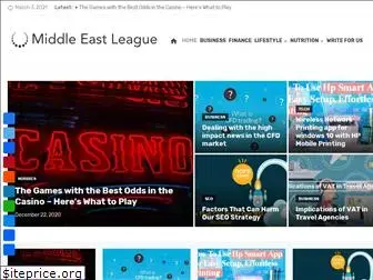 middle-east-league.com