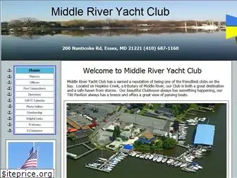 middleriveryachtclub.com