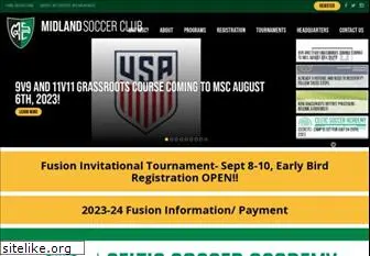 midlandsoccerclub.com