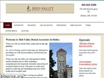 midvalleydentaldallas.com