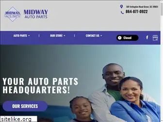 midwayautopartsgreer.com